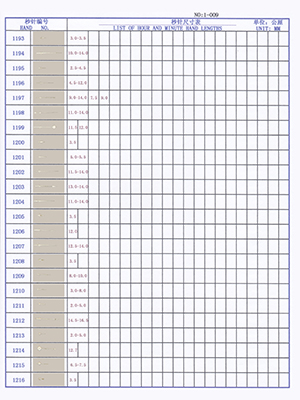 1-009 Table needle