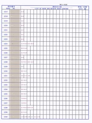 1-010 Table needle