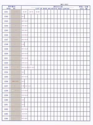 1-011 Table needle