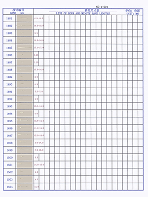 1-021 Table needle