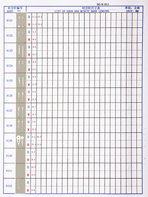 9-011錶針