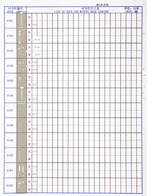 9-016錶針