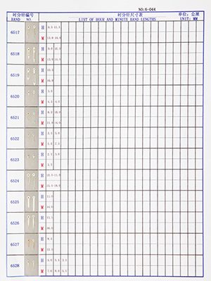 6-044錶針