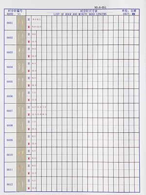 6-051錶針