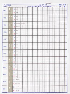 6-052錶針