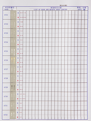 6-061錶針