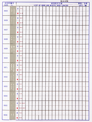 6-078 Table needle