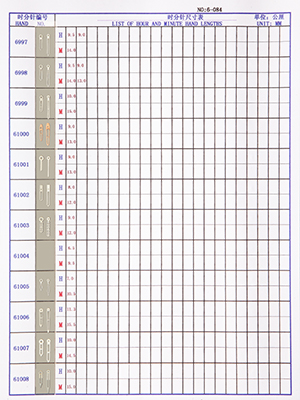 6-084錶針