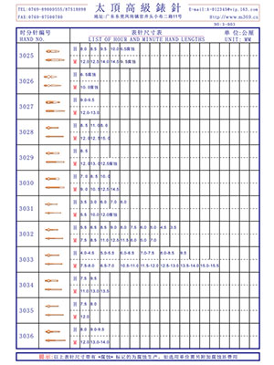 3-003 Table needle