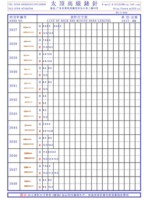 3-004 Table needle