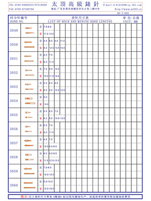 3-005 Table needle