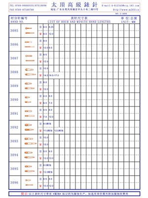 3-008表針