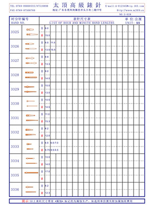 3-028表針