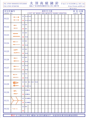 9-011 Table needle