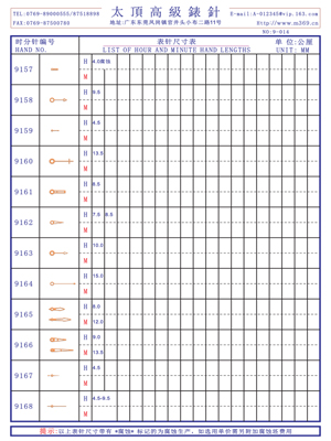 9-014 Table needle