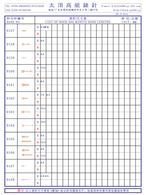 9-014表針