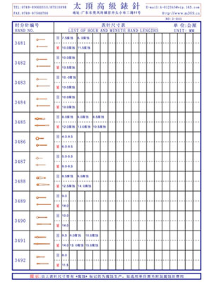 3-041表針