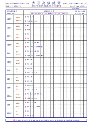 6-014表針