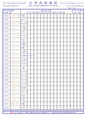 1-024 Table needle