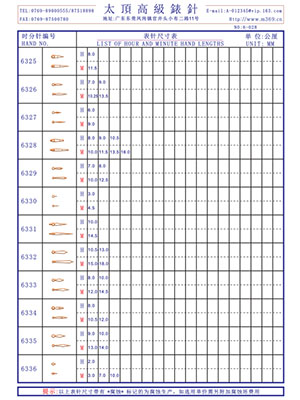 6-028 Table needle