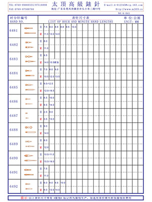 6-041表針