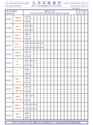 6-045 Table needle