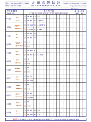 6-053表針