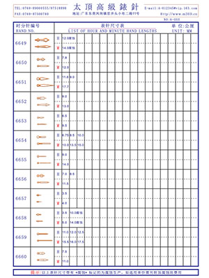 6-055表針