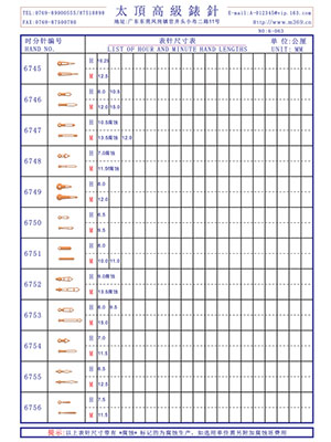 6-063 Table needle