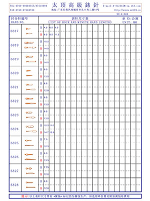 6-069表針