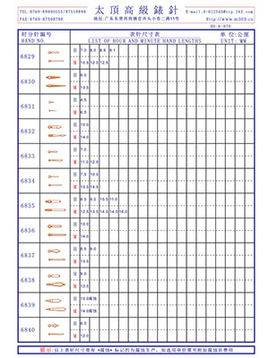 6-070 Table needle