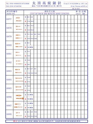 6-074表針