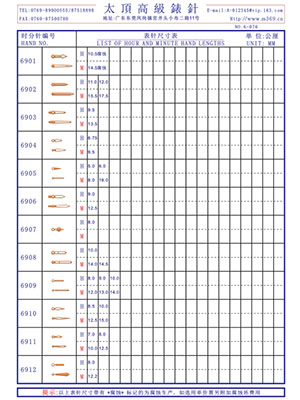 6-076表針