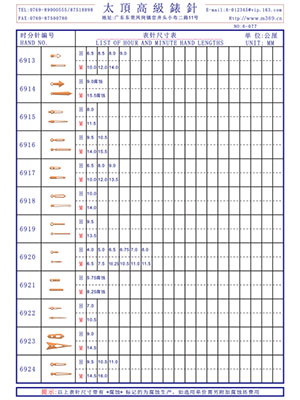 6-077表針