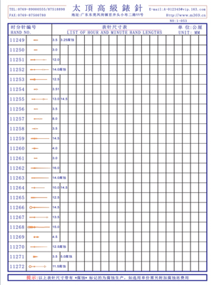 1-053 Table needle