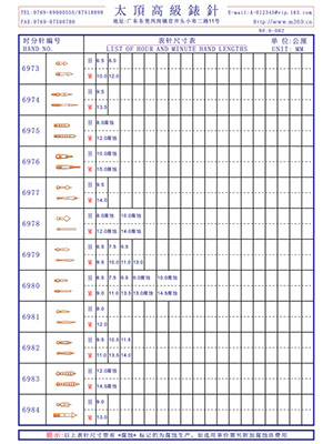 6-082表針