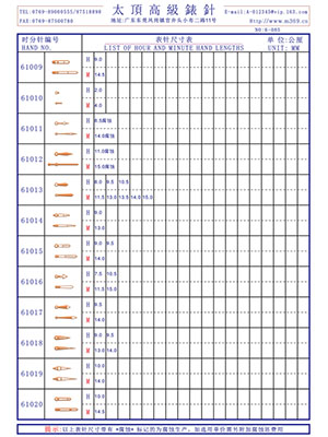 6-085表針