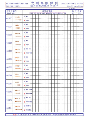 6-087表針