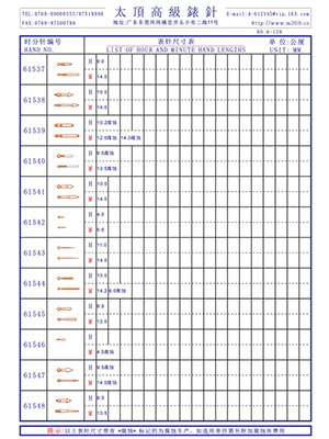 6-129 Table needle