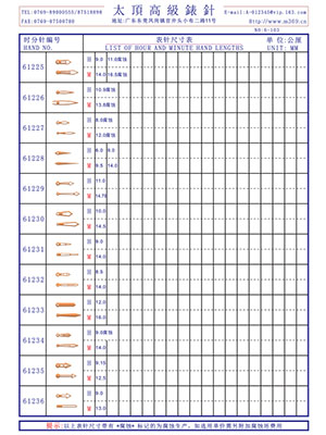 6-103表針