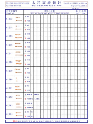 6-107 Table needle