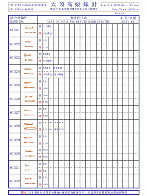 6-111表針