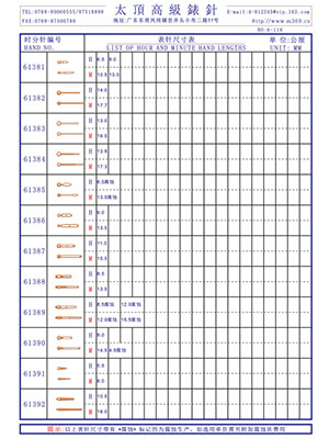 6-116表針