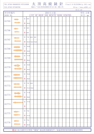 6-148錶針