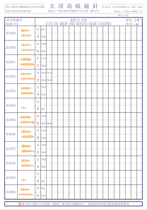 6-155錶針