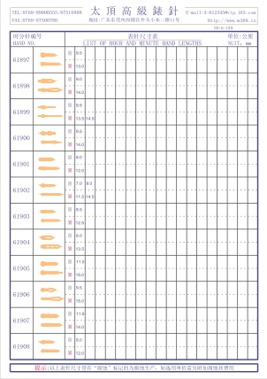 6-159錶針