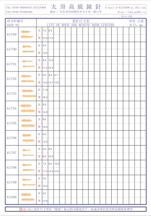 6-150 Table needle