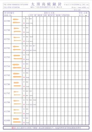 6-150 Table needle