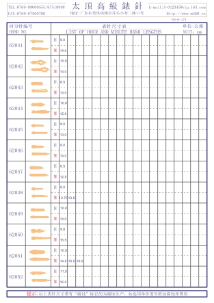 6-171錶針