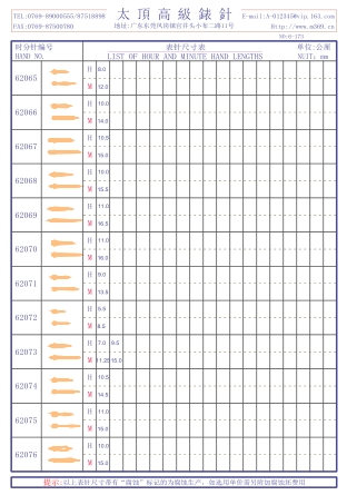 6-173錶針